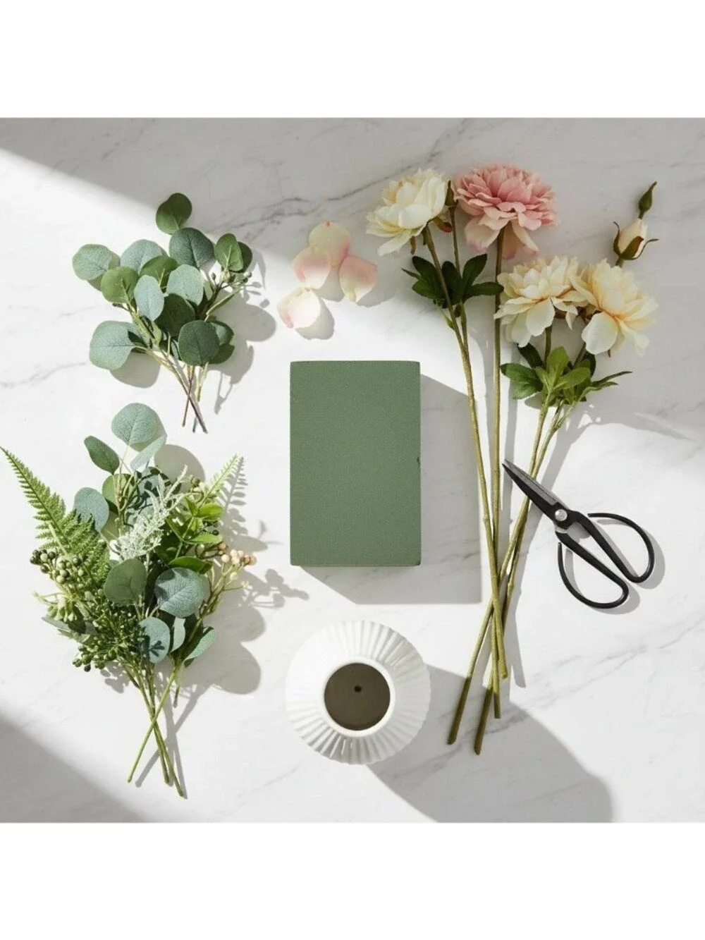 Dry Floral Foam Bricks 6 Pack Green Foam For Artificial Flowers Silk Dried Flora